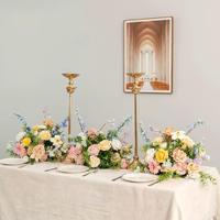 Vente en gros d'usine, boule de fleurs artificielles de 40 cm, décoration de centre de table de mariage