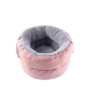 Günstiger Preis Tragbares Hund Luxus Reise rundes Bett für maßge schneiderte in China Fabrik - Product Image 4