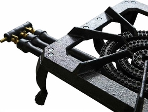 Réchaud à <span class=keywords><strong>gaz</strong></span> portable en fonte robuste pour cuisines commerciales, camping-cars, usage extérieur et barbecue domestique - Product Image 4
