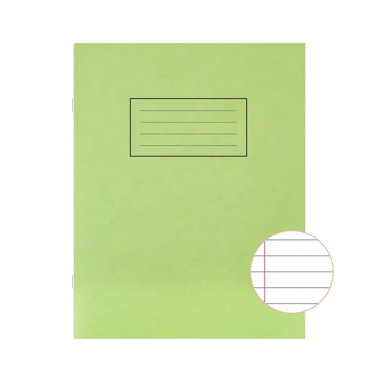 Nhà Máy Giá tùy chỉnh sinh viên Nhật ký văn bản sao chép A4/A5/A6/A7 màu xanh lá cây máy tính xách tay Cuốn sách tập thể dục với thiết kế tùy chỉnh