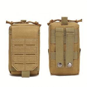 กระเป๋าใส่สมาร์ทโฟนแบบยุทธวิธี กระเป๋าคาดเอวขนาดกะทัดรัด Molle ใช้งานได้จริง - Product Image 4