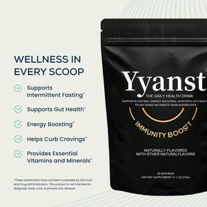 High Quality Private Label Organic Fiber & Hemp <b>Protein</b> & Inlulin Immunity & Gut Support Powder Vegan Dairy & Gluten Free - Product Image 2