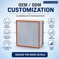 Filtre HEPA H13 pour hotte à flux laminaire, système de ventilation de climatisation centralisée, filtre à air plissé haute efficacité