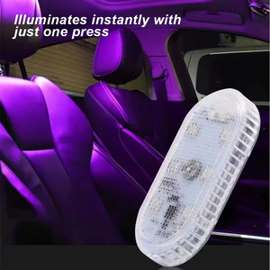 Lampe de lecture LED sans fil à capteur tactile pour voiture, multicolore, rechargeable par USB, mini lampe de toit intérieure, accessoire - Product Image 4