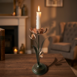 Candelabro de Hierro con Diseño de Tulipán para Decoración del Hogar - Product Image 3