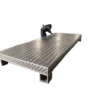 Plataforma de solda flexível com estrutura de metal, plataforma de trabalho 3d para soldagem, plataforma de trabalho flexível com desenho de gabarito