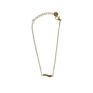 Collier pendentif en acier inoxydable 316L plaqué or PVD, bijoux durables et résistants, tendance - Product Image 1