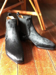 Bottines Chelsea en crin de cheval Cie pour hommes, classiques, à taille cintrée/à taille biseautée - Product Image 4