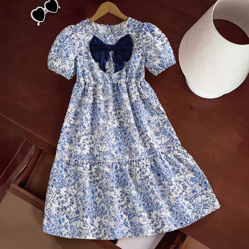 dusty blue wedding guest dresses Ever-Pretty Empire Waist Flutter Sleeve Midi Dress for Mother of the Bride Dress main image 0