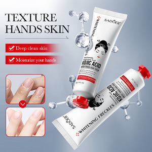 SADOER Crème Mains Hydratante Intense Nourrissante Réparatrice Éclaircissante Peaux Rugueuses à l'Acide Kojique pour Mains Sèches et Gercées - Product Image 3
