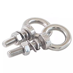 RIYI Vis à <span class=keywords><strong>anneau</strong></span> en alliage de zinc M10, jeu d'écrous à <span class=keywords><strong>anneau</strong></span> en acier inoxydable, vis à <span class=keywords><strong>anneau</strong></span> allongée avec <span class=keywords><strong>anneau</strong></span> traversant pour <span class=keywords><strong>tige</strong></span> murale M6 M8 M10 M12 M24 - Product Image 4
