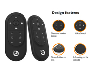 Control remoto IR de 11 teclas personalizado OEM ODM comunicación inalámbrica RF compatible con control de velocidad para ventilador electrónico