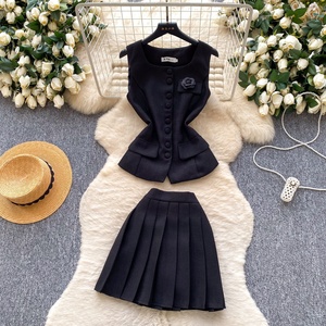 Conjunto de 2 Piezas de Ropa de Verano para Mujer, Top sin Mangas y Pantalón, Venta al por Mayor - Product Image 3