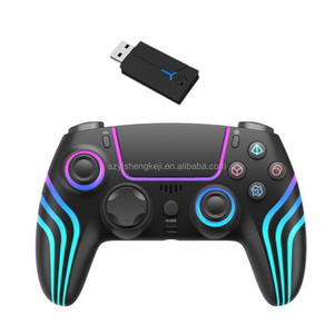 Bền 1000MAh 2.4G RGB Không Dây Kép Rung Lập Trình Trò Chơi Điều Khiển Cho PS5/PS4 <span class=keywords><strong>Video</strong></span> Giao Diện Điều Khiển Chơi <span class=keywords><strong>Game</strong></span> Phím Điều Khiển Turbo - Product Image 2