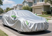 Housse de voiture en PVC 250 g/m², imperméable et anti-poussière, pour toutes les saisons, intérieur et extérieur, possibilité de personnalisation