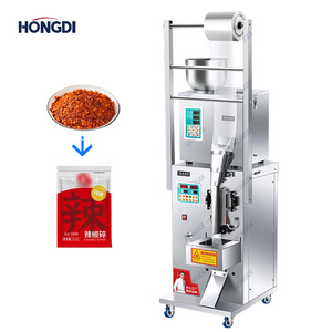 Efficient Automatic Small Four Side Seal Granule Packing Machine Filling Wrapping Labeling for Food Snack Salt <b>Coffee</b> Packaging - Product Image 1