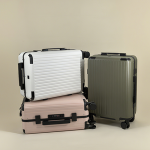2025 Quality Luxury Business <strong>Suitcase</strong> <strong>Black</strong> White for PC Light Weight Spinner Luggage TSA Lock Eco-Friendly <strong>Large</strong> Travel - Product Image 4