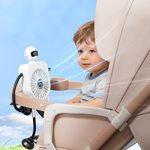 Nuevo Mini Ventilador Robótico Multifunción con Ventosa, Pantalla Digital Inteligente, Ventilador de Escritorio USB con Diseño de Dibujos Animados - Product Image 4
