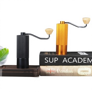 <span class=keywords><strong>Molinillo</strong></span> <span class=keywords><strong>manual</strong></span> de granos de café, con manivela, pequeño, portátil, para el hogar, diseño minimalista, utensilios de café, modelo 08 - Product Image 1