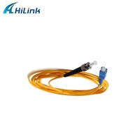 Câble de raccordement en fibre optique de longueur personnalisée SC/APC vers ST/APC SM Simplex OS2 9/125 3.0MM LSZH
