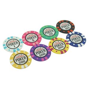 Jetons de poker en argile ronds personnalisés pour tournoi de casino en gros, pas chers, <span class=keywords><strong>Paulson</strong></span> 40 mm avec autocollants - Product Image 5