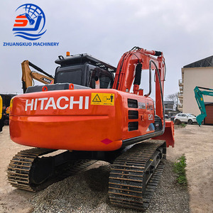 Excavatrice sur chenilles hydraulique d'occasion Hitachi ZX120 de 12 tonnes avec moteur de 66 kW, haute durabilité, pour travaux de construction, en stock à vendre - Product Image 1