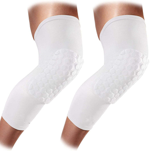 Ginocchiere a compressione in nylon morbido, gomma e EVA a nido d'ape <span class=keywords><strong>per</strong></span> protezione avanzata durante corsa, ciclismo e sport primaverili - Durevoli e <span class=keywords><strong>per</strong></span> il sollievo dal dolore - Product Image 1