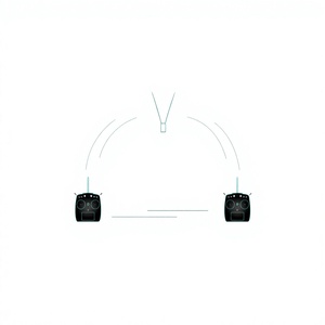Émetteur radio longue portée FT24 2.4G 12CH 15KM avec télécommande de télémétrie et mini-récepteur FR compatible TBS Crossfire R9M FPV - Product Image 5