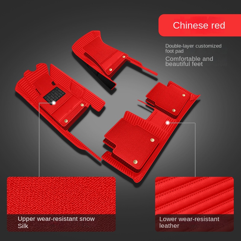 Esteras rojas del piso de la capa doble de China (Menis)