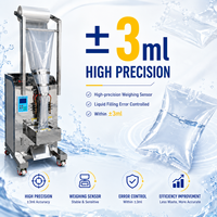 Machine d’emballage de sachets de liquide en acier inoxydable, remplissage et de scellage de poches pour les petites entreprises