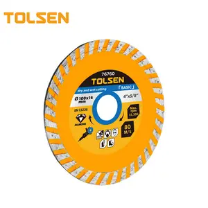 TOLSEN 76760 Basic Turbo China Cutting Diamond Saw Blade Cutting Disc