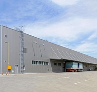 Structure métallique préfabriquée en métal bâtiment en acier préfabriqué à assemblage rapide facile moderne