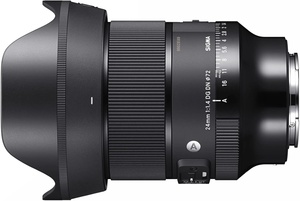 Objectif plein format 24 mm F1.4 Art DN pour monture E avec filtre 72 mm, autofocus et mise au point manuelle, Art DG DN, monture Sony E, objectif 24 mm - Product Image 3