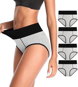 Sous-vêtement sans couture taille moyenne pour femmes élégantes grande taille XL G-String culotte <span class=keywords><strong>de</strong></span> sport confortable au bureau à faible coût - Product Image 5