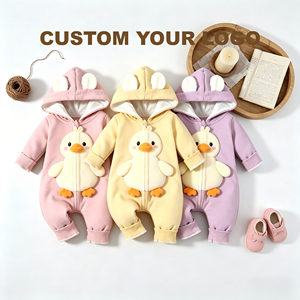 Nieuwe baby winter romper - Merkdesign, lange mouwen, baby onesie - Product Image 1