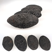 천연 화산석 발 각질 제거기 볼형 풋 스크럽 페디큐어 발뒤꿈치 관리 도구