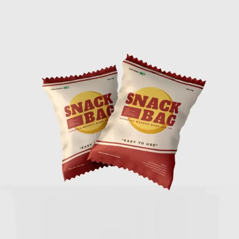 Çoklu tasarım dijital baskı özel baskılı aperatif yiyecek paketleme çantası patates cipsi