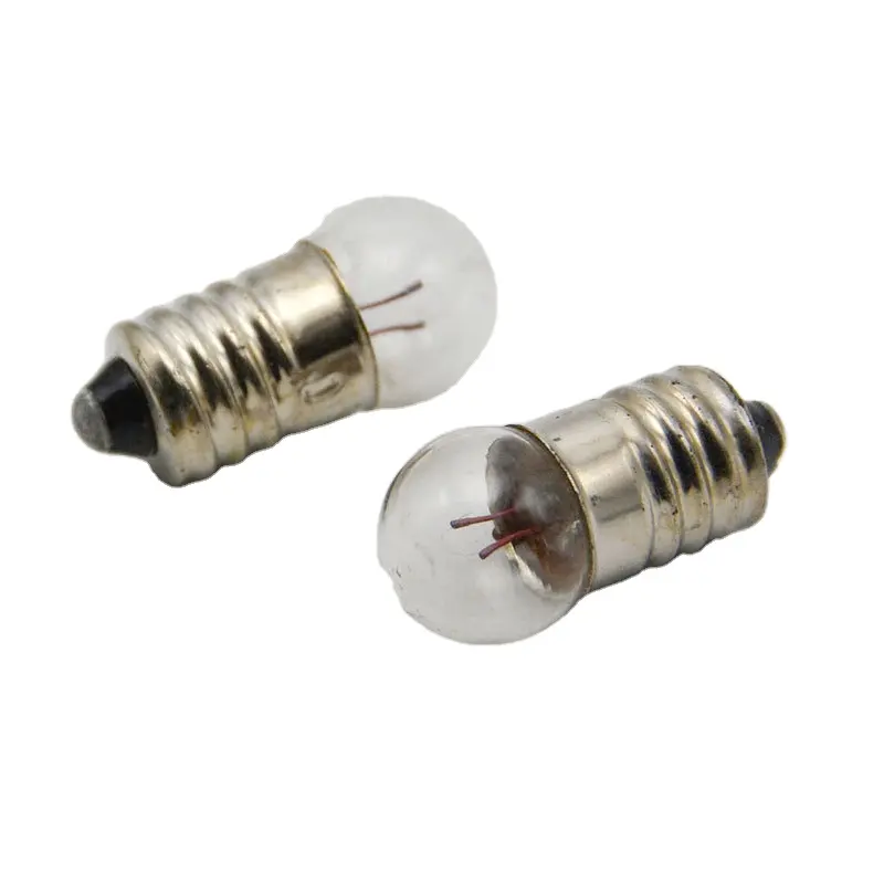 E10 Screw Type Signal Indicator Light Bulb 1.5v0.3a 10mm Small Bulb For Physical Science Electrical Laboratory Equipment School