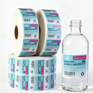 Étiquettes autocollantes personnalisées pour flacons de shampooing cosmétiques privés en PVC imperméable avec adhésif permanent et impression numérique - Product Image 5