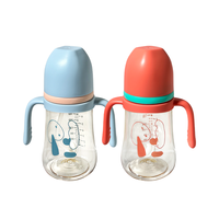 Biberon d'alimentation pour nouveau-né de 240 ml en gros, produits pour bébés mignons personnalisés, biberon d'alimentation pour tout-petits