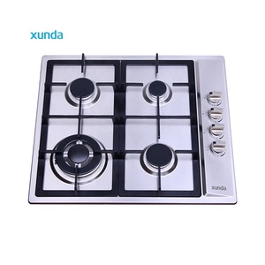 Table de cuisson à gaz Xunda 4 brûleurs encastrable en acier inoxydable pour usage domestique, économe en énergie, vente en gros <span class=keywords><strong>d</strong></span>'usine, <span class=keywords><strong>prix</strong></span> abordable - Product Image 2