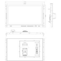 Monitor LCD de Transmisión SEETEC 4K280-9HSD-CO de 28 Pulgadas y 4K, Diseño Portátil con Estuche de Transporte, Venta al por Mayor de Fábrica para Producción en Vivo