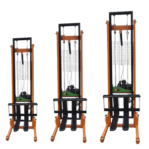 מלגזה חשמלית ניידת בעלת יכולת העמסה עצמית, 1000 ק\\\"ג, 1 טון, גובה 1.6 מטר, מותקנת על משאית, למחסן - Product Image 4