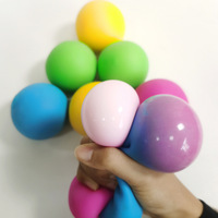 Pelota Antiestrés de TPR que Cambia de Color, Juguete Sensorial para Aliviar el Estrés, Personalizable al por Mayor para Niños, Adultos y Regalos de Oficina