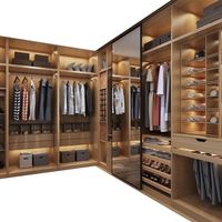 Nouvelles tendances en matière de design de placards avec portes en verre, divers meubles de chambre à coucher en verre, meubles de maison modernes, taille personnalisée, 25 jours