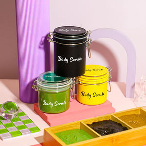 บรรจุภัณฑ์เครื่องสำอางใสขนาด 250 มล. 8.5 ออนซ์ ปลอดสาร BPA ป้องกันการรั่วซึม  กระปุกเกลืออาบน้ำ PET แบบสุญญากาศ ฝาปิดแบบมีบานพับ ขายส่ง - Product Image 6