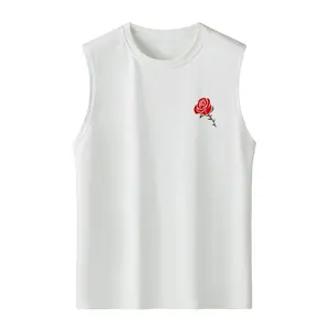 Katoen Zomer Zwarte Tank Top Mannen Sexy Stringer Gym Spier Sport Heren Vesten