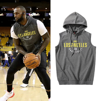 Chaleco con capucha de entrenamiento americano para hombre, Camiseta de algodón sin mangas para gimnasio