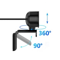 Pelindung Webcam hd 2K usb pc, kamera web hd 2K komputer tablet Webcam detik 4K 60fps kamera laptop
