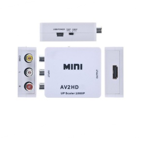Mini Adaptador Convertidor <span class=keywords><strong>HD</strong></span> AD Blanco 1080P con Función de Actualización de Resolución, Cable de Transferencia de Datos Multifunción para TV/Laptop - Product Image 2